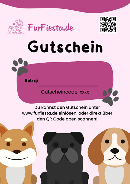 FurFiesta Shop Gutschein 🐾