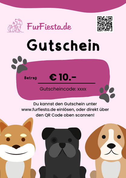 FurFiesta Shop Gutschein 🐾